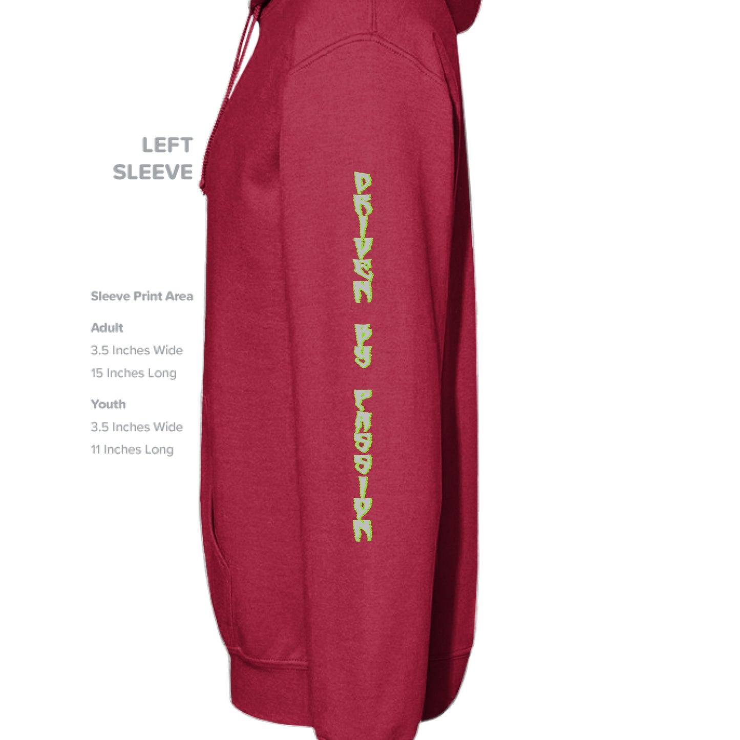 CHERRY RED - SLEEVE_LEFT