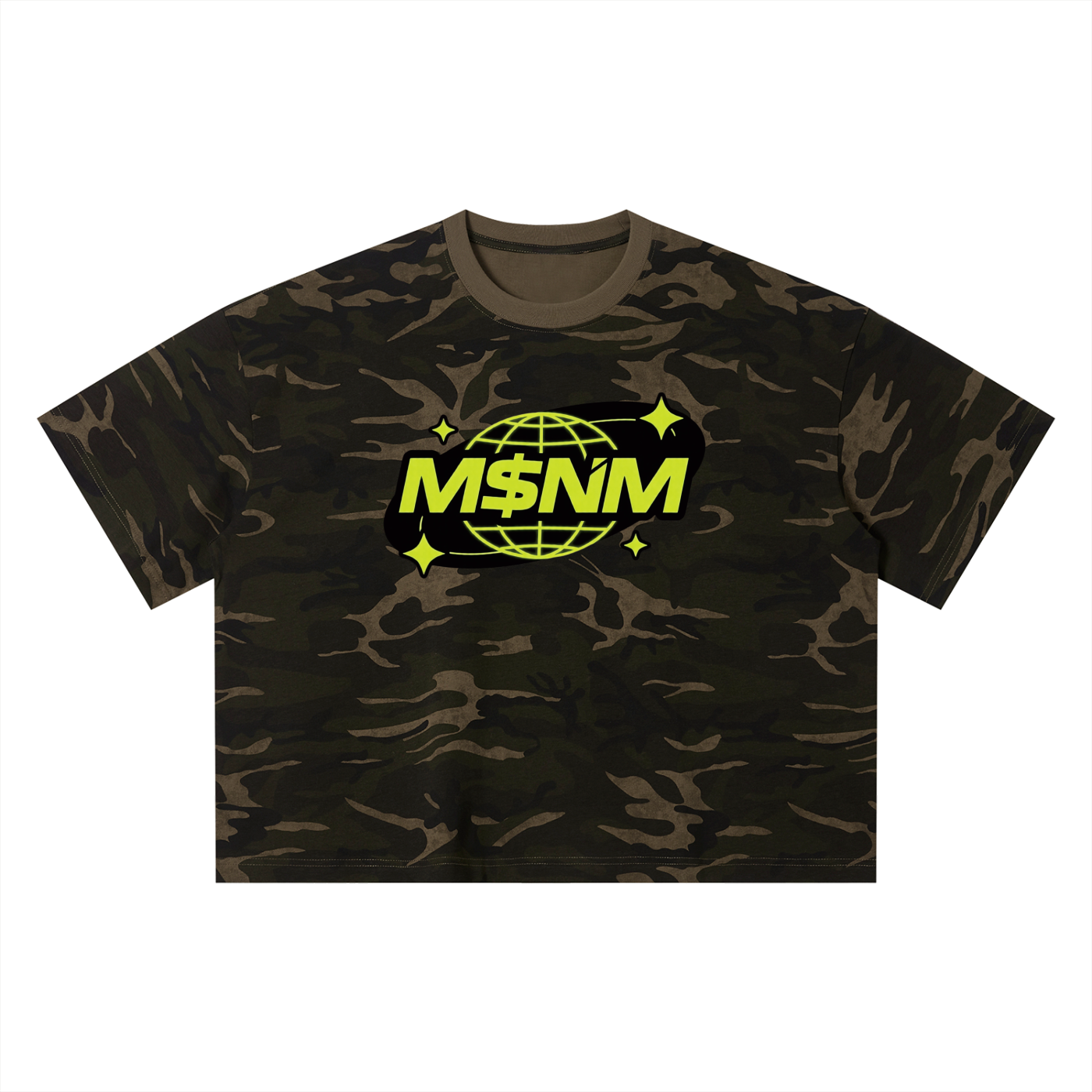 Unisex Camo Boxy T-Shirt
