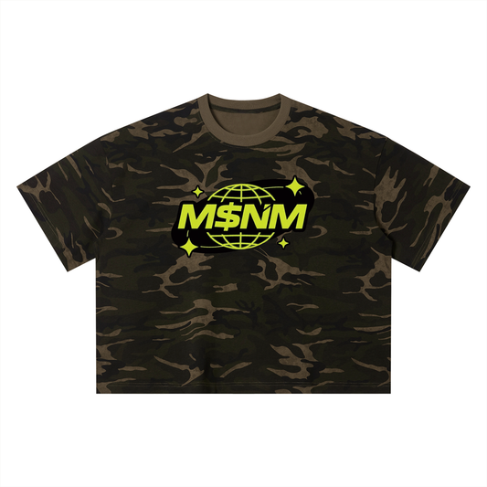 Unisex Camo Boxy T-Shirt