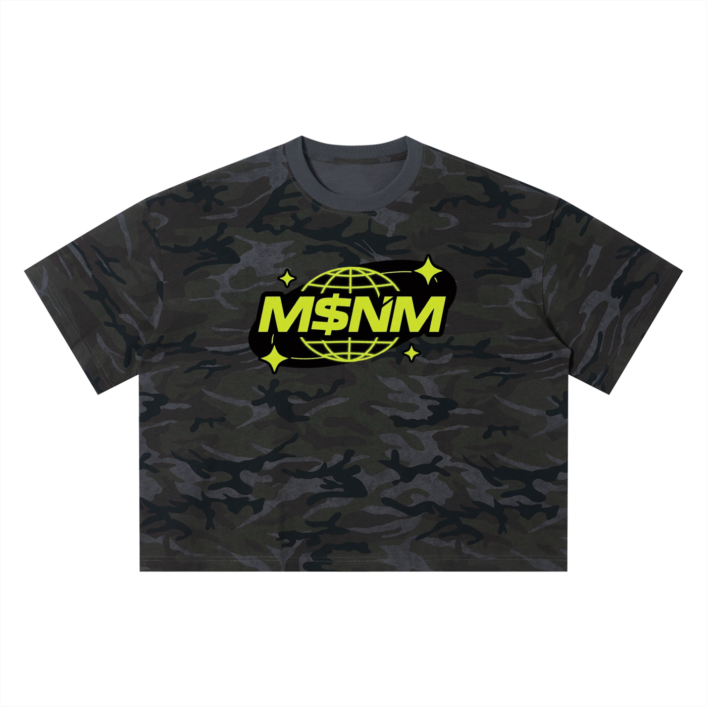Unisex Camo Boxy T-Shirt