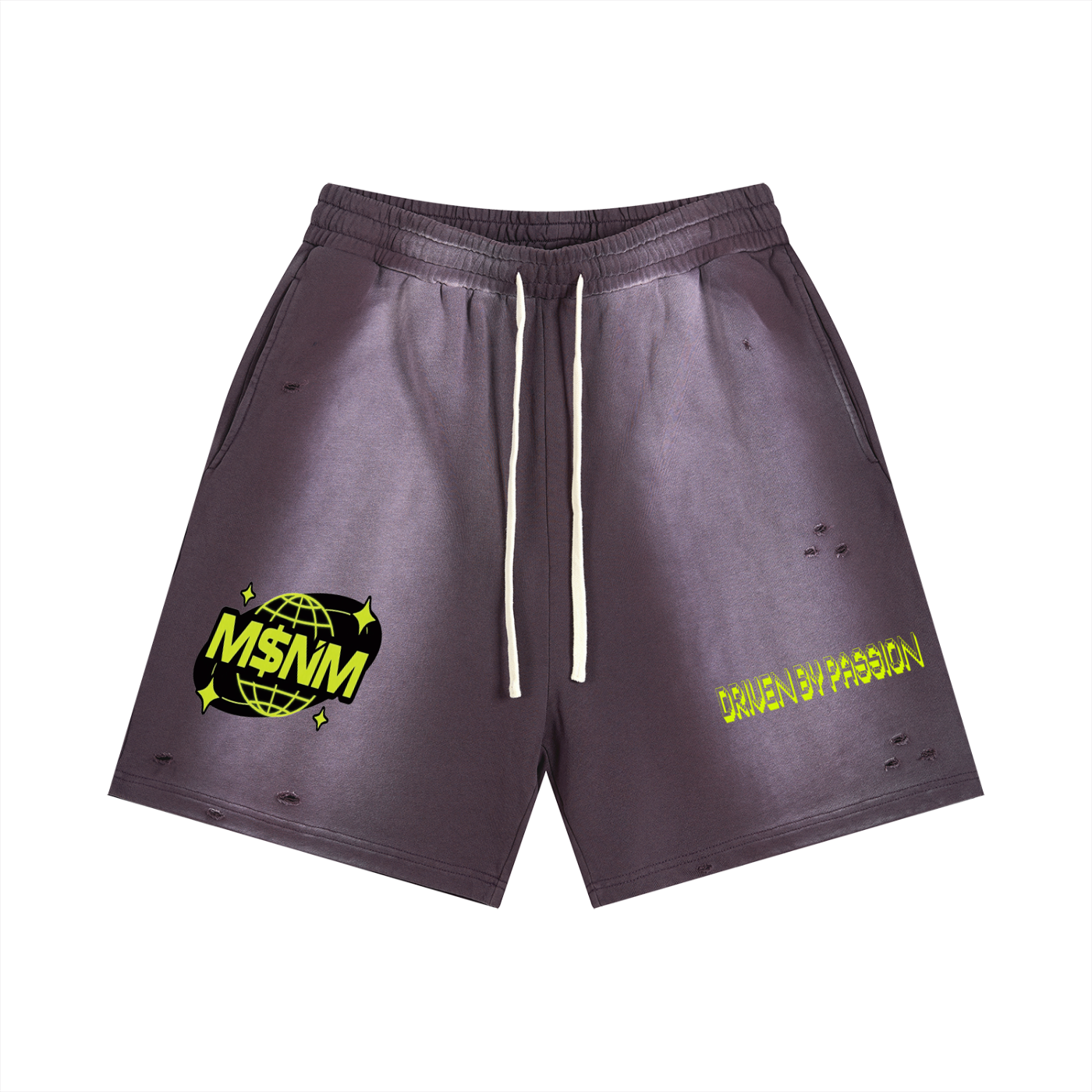 Sun Fade Distressed Shorts
