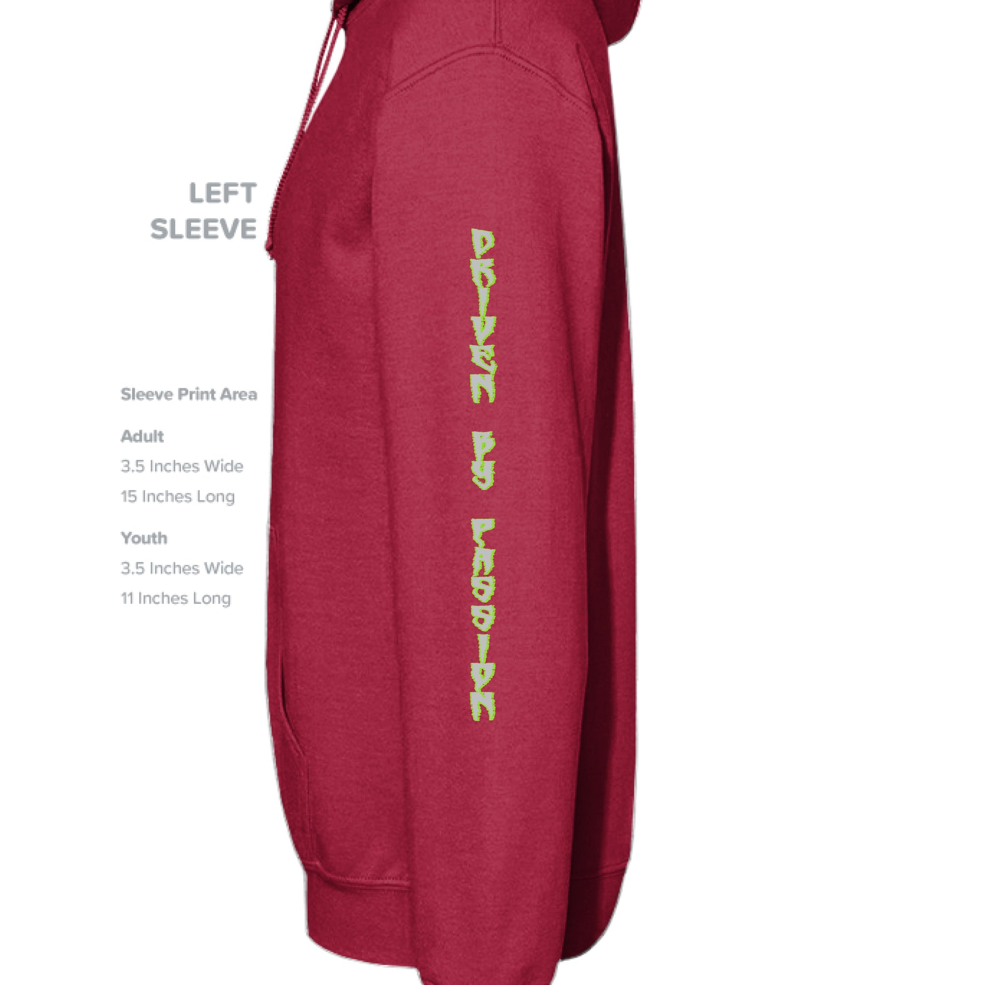CHERRY RED - SLEEVE_LEFT